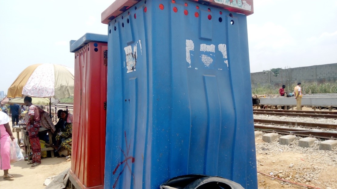 A Mobile Toilet Facility at Oshodi, Lagos