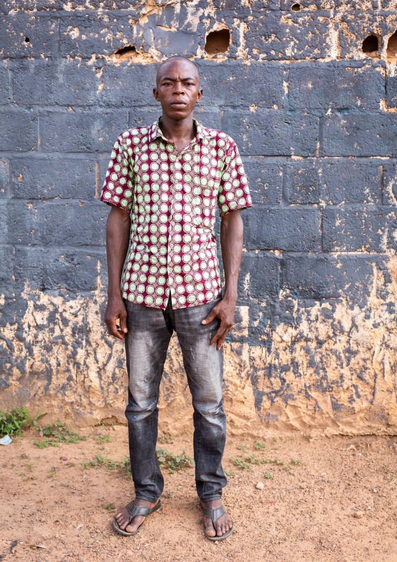 Olivier Batoro, 37, manual emptier, Ouagadougou, Burkina Faso. Credit: WaterAid/ Basile Ouedraogo